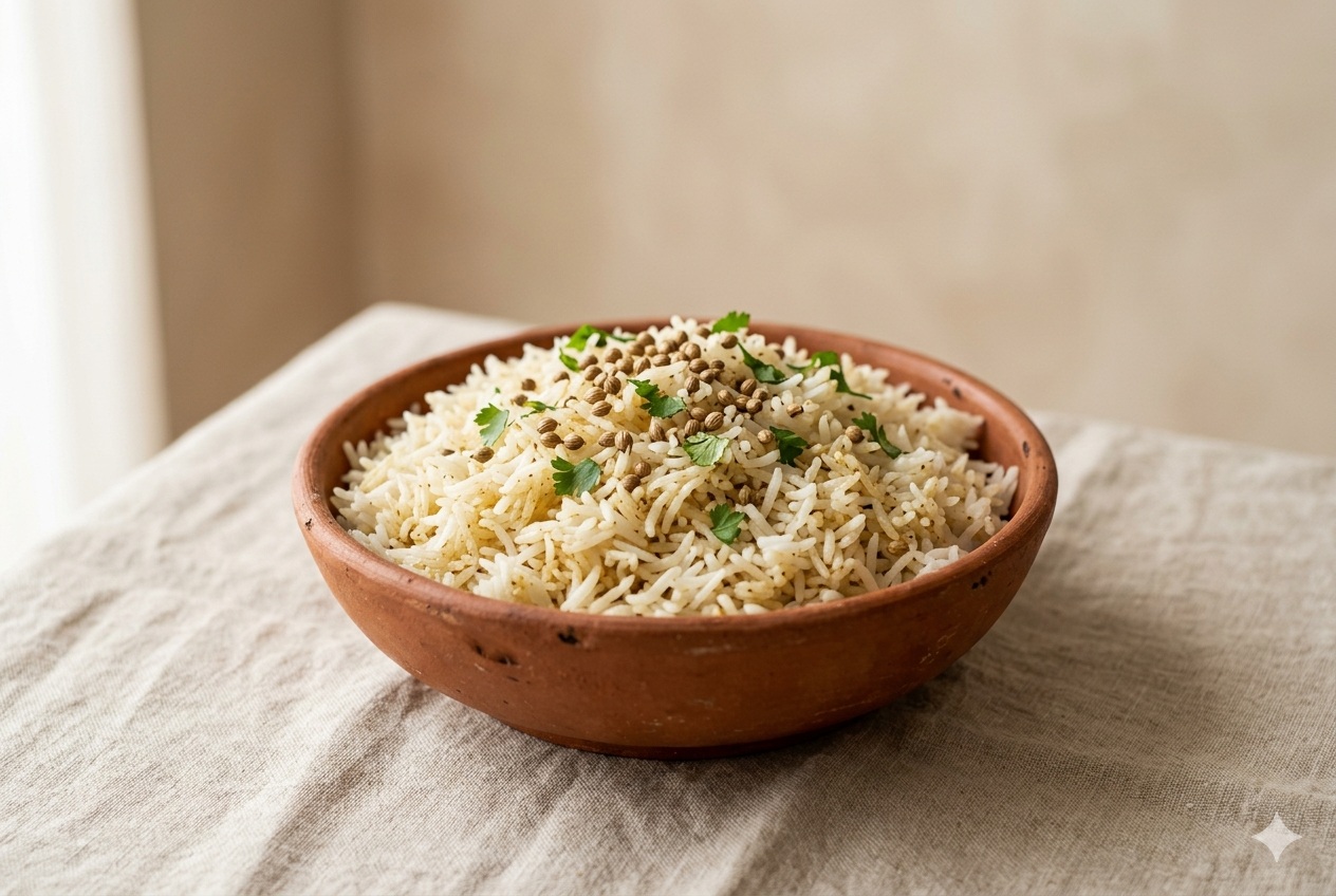 Riz parfumé à la Coriandre Beldi