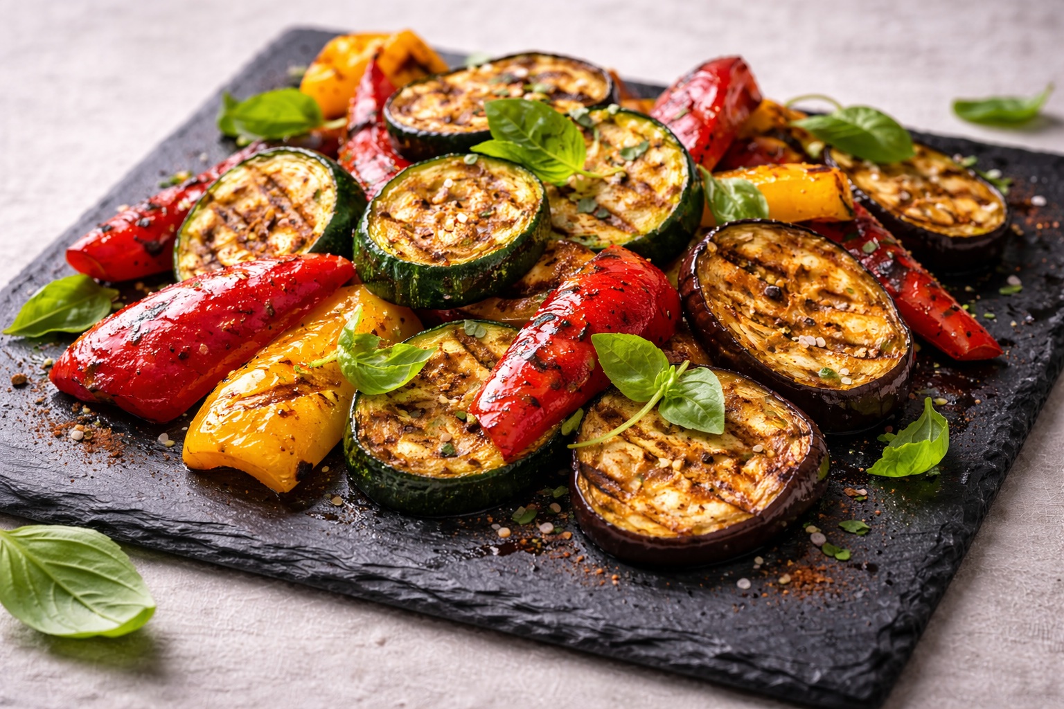 Légumes grillés au Paprika Piquant