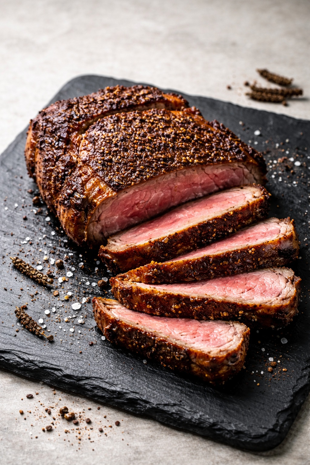 Entrecôte en croûte de Baharat
